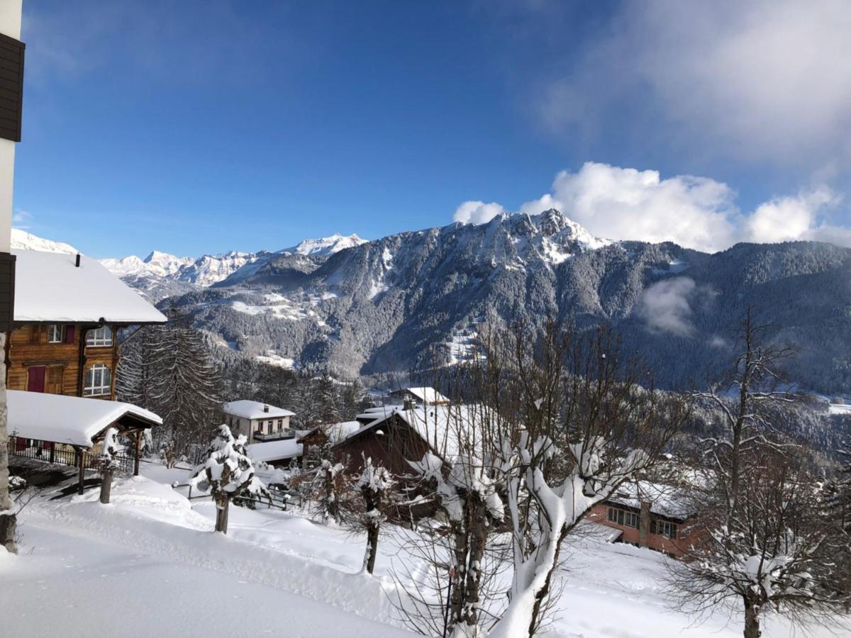 Studio Au Calme, Vue Imprenable Sur La Vallee Лейсен Экстерьер фото